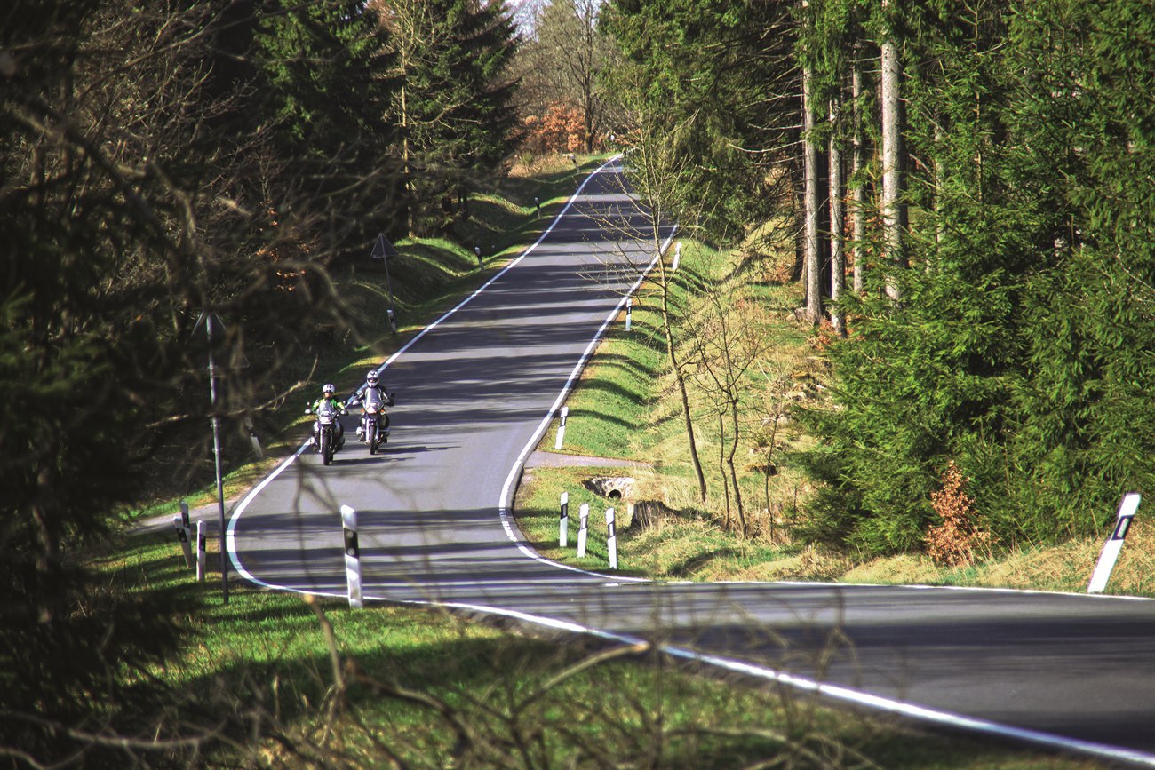 Motorradfahren in Thüringen